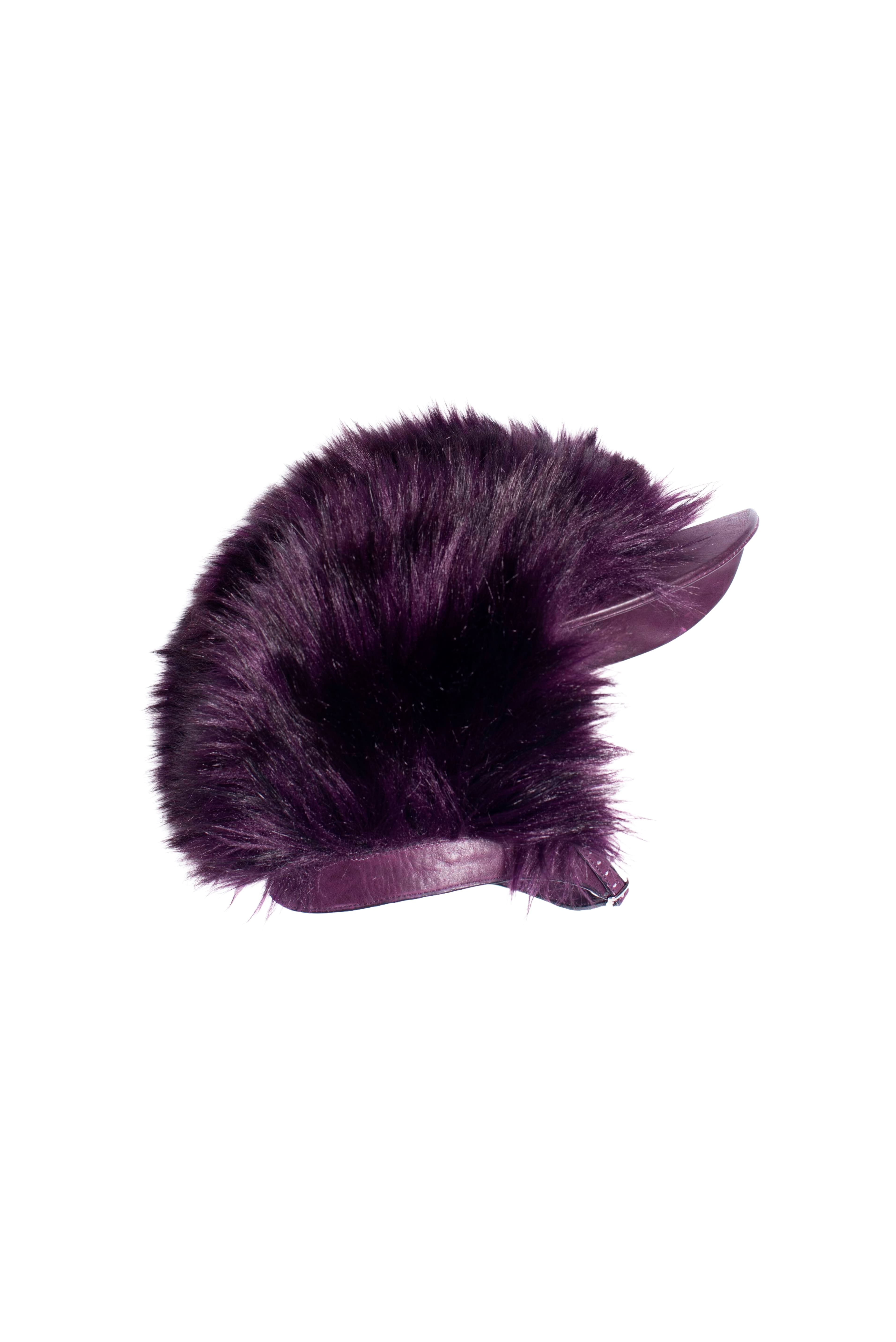 Purple Fur Hat