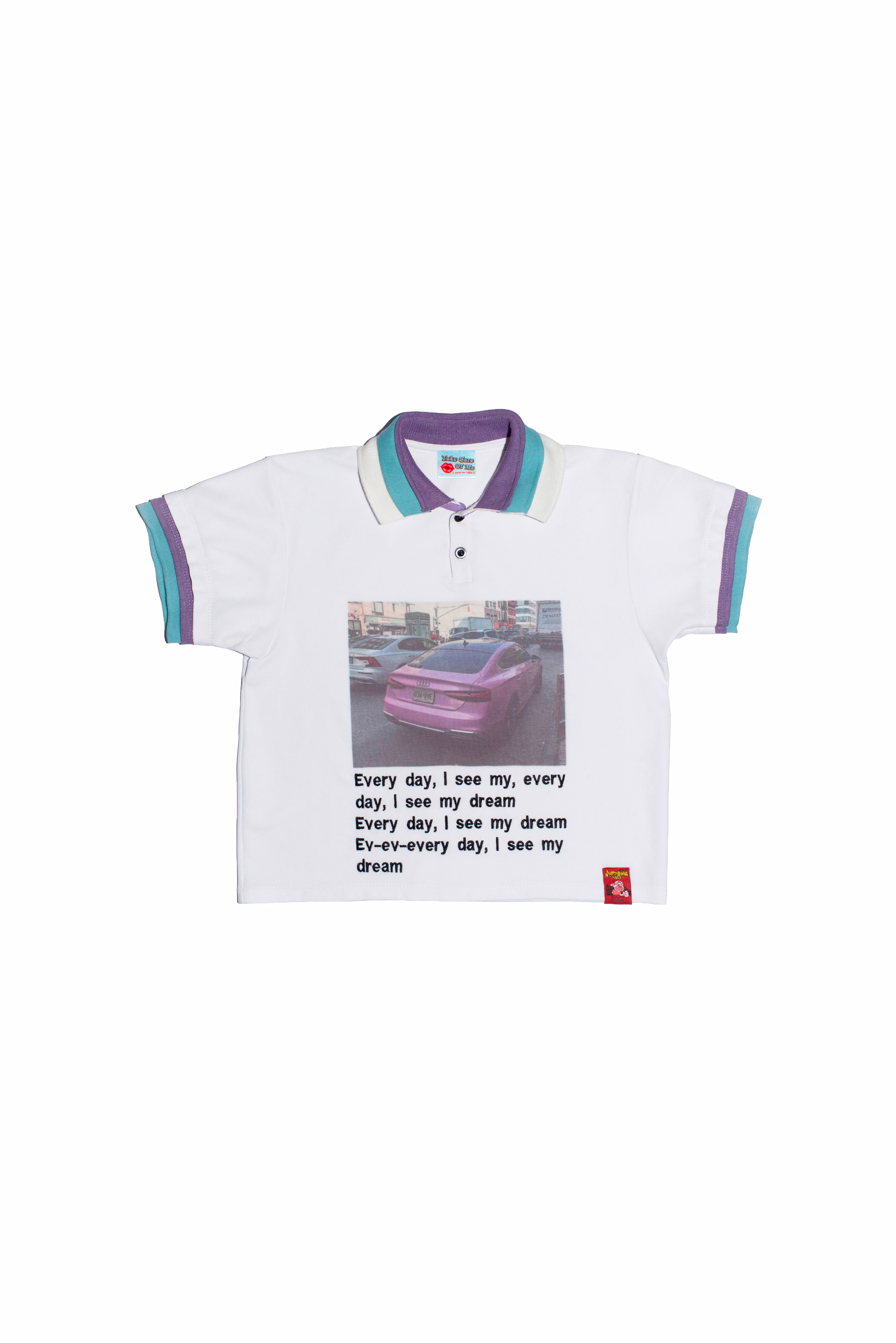 “YES” White Polo T-shirt