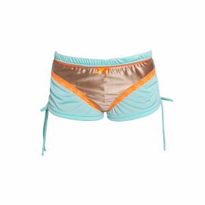 “Yummy” Mint & Gold Shorts