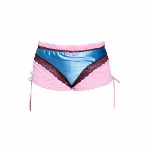 "Yummy" Pink & Baby Blue Shorts